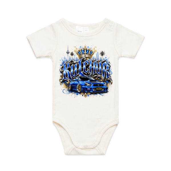Kulchur Graphic Subby - Blue - AS Colour / ORGANIC MINI-ME ONE-PIECE Thumbnail