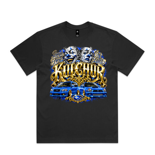 Kulchur Graffiti Subaru Print GOLD - AS Colour / BOX TEE RELAXED Thumbnail
