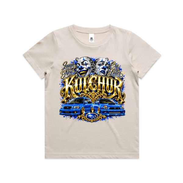 Kulchur Graffiti Subaru Print GOLD - AS Colour / YOUTH STAPLE TEE Thumbnail