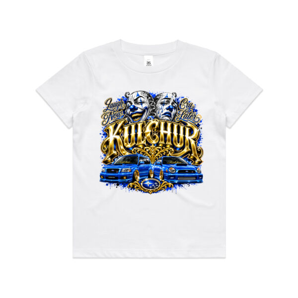 Kulchur Graffiti Subaru Print GOLD - AS Colour / KIDS STAPLE TEE Thumbnail