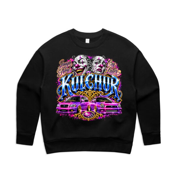 Kulchur Graffiti PURPLE Subaru Print  - AS Colour / Wo's RELAX CREW Thumbnail