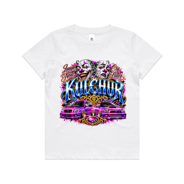 Kulchur Graffiti PURPLE Subaru Print  - AS Colour / YOUTH STAPLE TEE Thumbnail