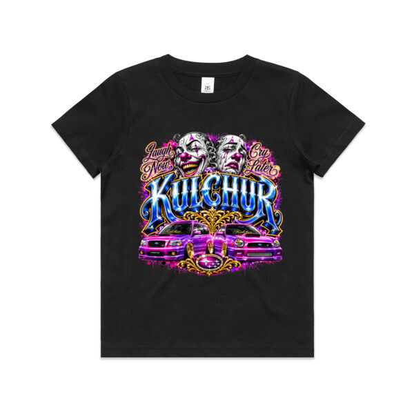 Kulchur Graffiti PURPLE Subaru Print  - AS Colour / KIDS STAPLE TEE Thumbnail